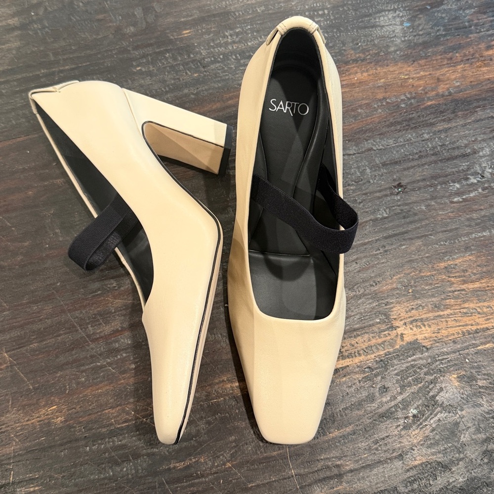 Franco Sarto Flexa Bria Mary Jane Vanilla white Leather - Picture 2 of 9